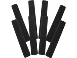 Conjunto De 8 Tiras Feltro Pretas Para Mural Avisos Design Prático Decoração Escolar E Proteção Paredes Em Salas Aula