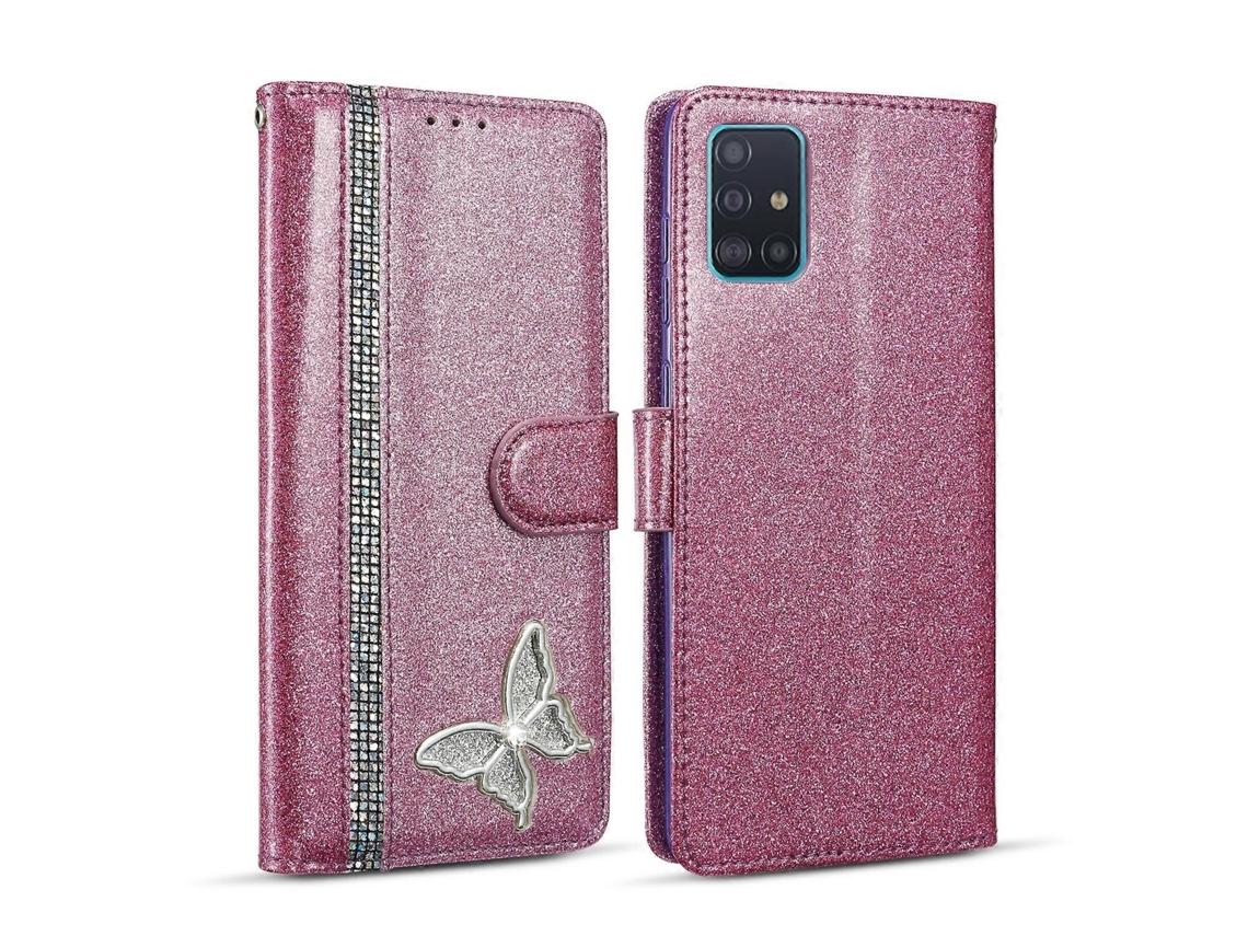 Capa Couro Resistente Ao Pó Para Samsung Galaxy A71, Elysve