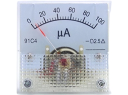 Ponteiro 91c4-ma Ampere 20ma 30ma 50ma 100ma Ma 200ua 500ua Microa