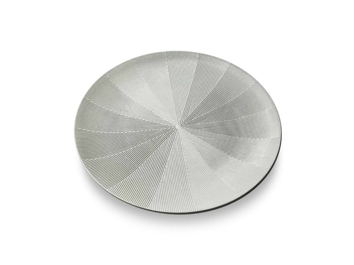 Centro de Mesa VERSA Branco 40 x 40 cm
