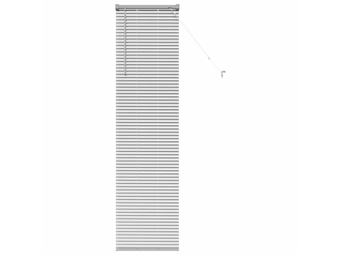 Conjunto 1 Persianas Venecianas Vidaxl Prateado Alumínio (175 X 50 Cm)