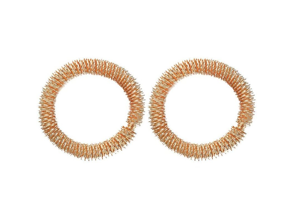 2026 2 Pulseiras de Massagem de Pressão para Dedos e Punho, Aliviar Fadiga e Dor, Ouro, Tamanho Universal