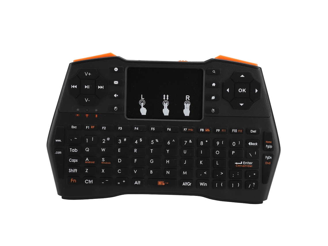 Mouse Sem Fio 2.4G com Teclado Mini e Controle Remoto | S/MARCA