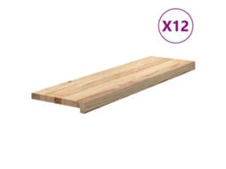 Stair Tread, Stair Treads Vidaxl Marrom Madeira De Carvalho (90 X 30 X 2 Cm)