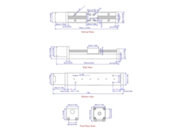 Atuador Linear 100mm Com Motor Passo A Passo