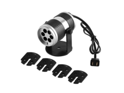 Slot de cartão de 4W LED Halloween Projector Lâmpada Controle de Voz Speed Control SLD