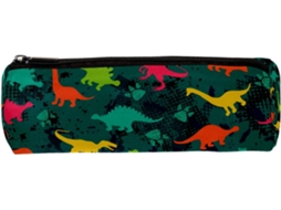 Estojo Lápis Com Estampa De Pegada Dinossauro, Porta Lápis, Organizador De Mesa, Nécessaire Escola E
