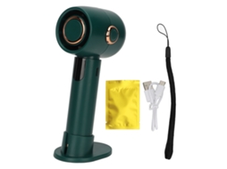 Ventilador Portátil Laxiscreed, Elétrico, Silencioso, Digital E Compacto, Ideal Para Mãos E Viagens