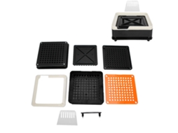 KOFIHETY Máquina De Preenchimento De Cápsulas Manual Com Placa Preta, 100 Furos, Abs, Para Pressão E Preenchimento Com Pó