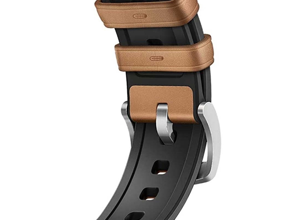 Bracelete Relógio Universal de 22mm SAMSUNG de Pele - Castanho