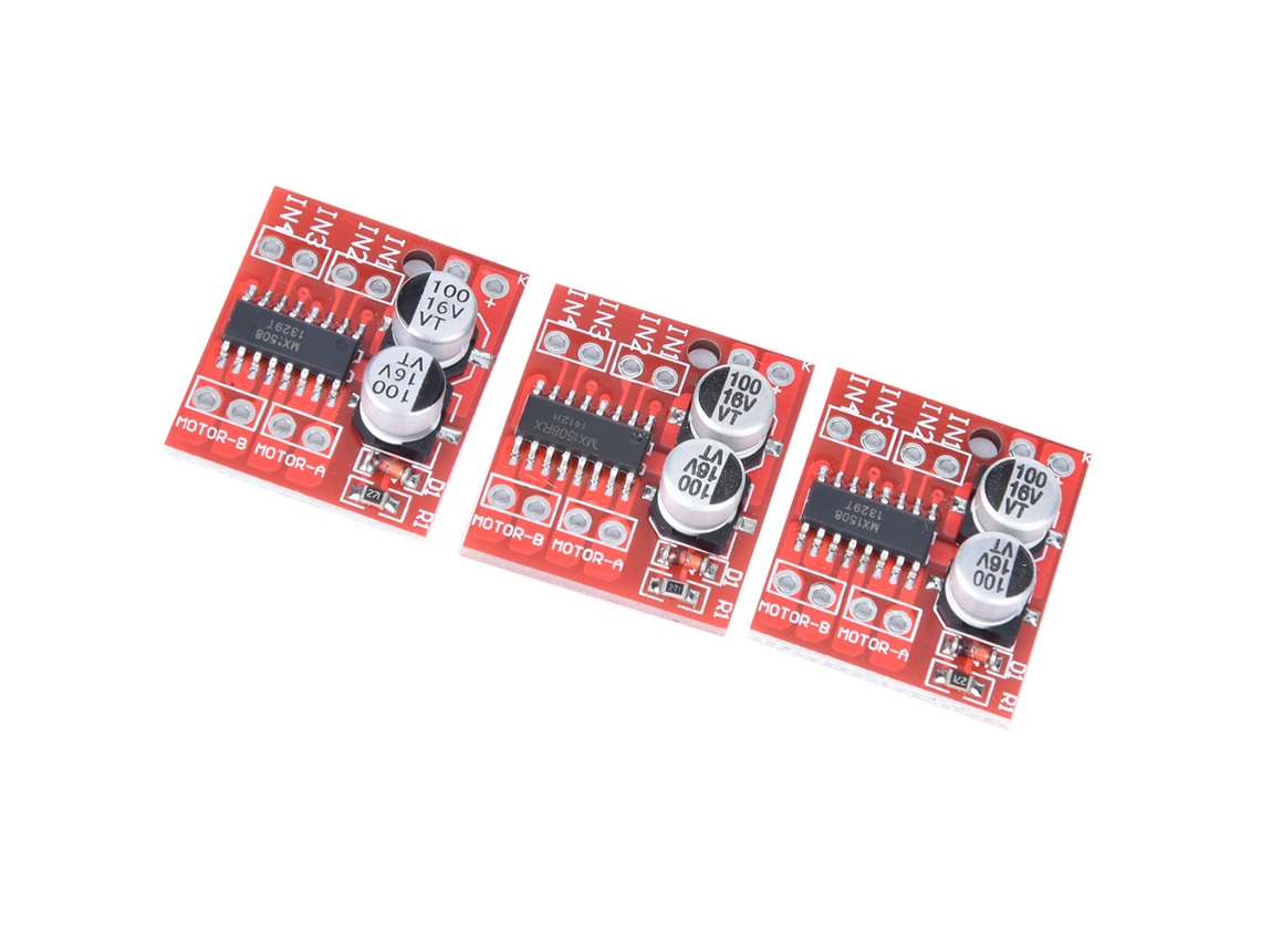 Módulo Controlador De Motor Dc Dual-channel Laxiscreed Com Pwm 1.5a, Substitui L298n