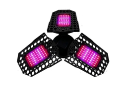 Luz de Crescimento LED Fasst 144 LEDs 80W para Plantas Interiores com Asas Plegáveis | S/MARCA
