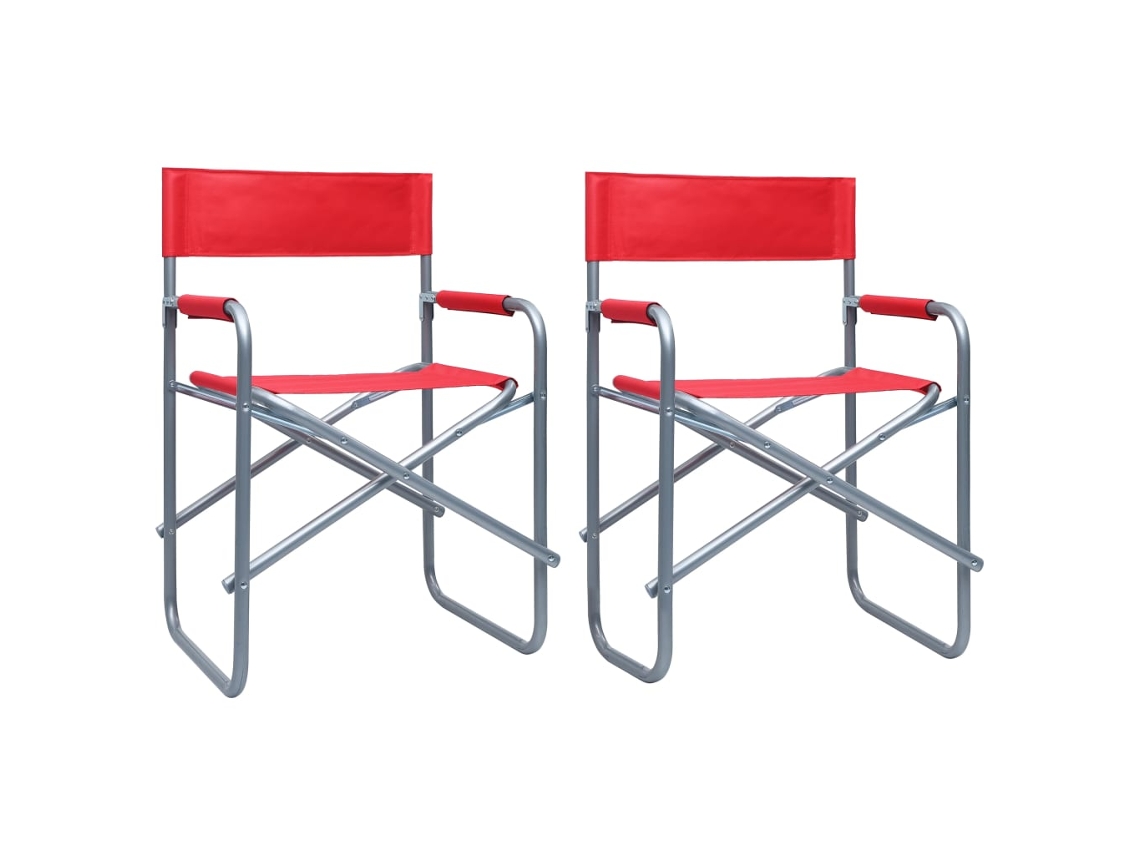 Director's Chair, Director's Chairs Vidaxl Vermelho Metal (n/a)