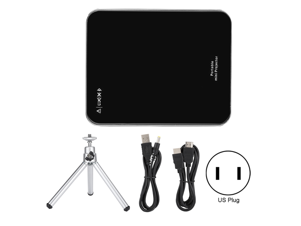 Projetor 4k Preto X3 LAXISCREED Hdmi Móvel