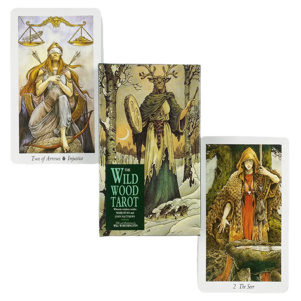 Novo Baralho De Tarô Oráculo, Baralho De Tarô Wildwood De Adivinhação Misteriosa