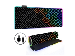 Mousepad Tapete De Mesa Retroiluminado Rgb Com Linhas Simples Brilvibera (estilo 1, 4008004mm)