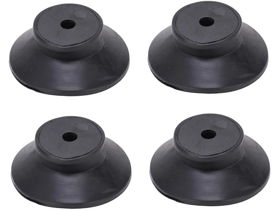 4 Cuscinetti Per Compressori D'aria M6 In Gomma Isolamento Delle