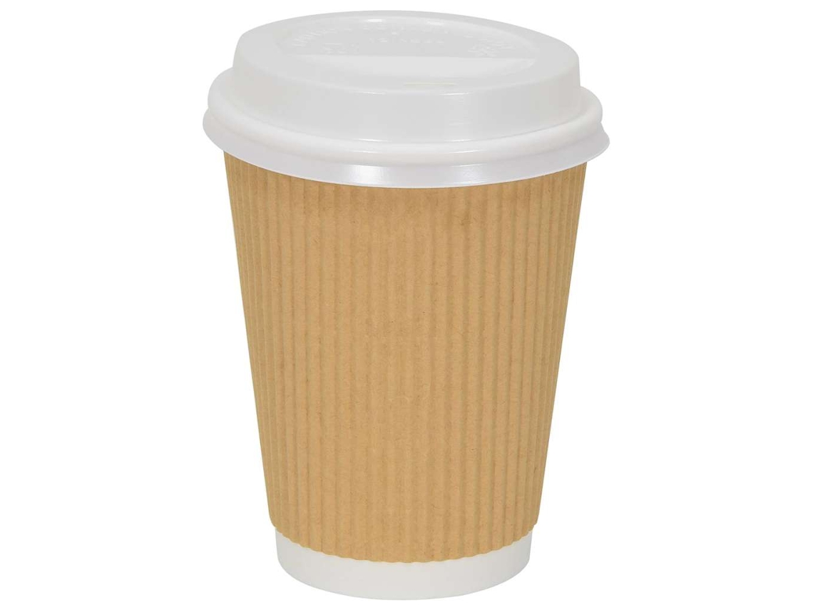 Vidaxl Tampas Para Copos De Café Em Papel Ø90 Mm 12oz E 16oz 1000 Un