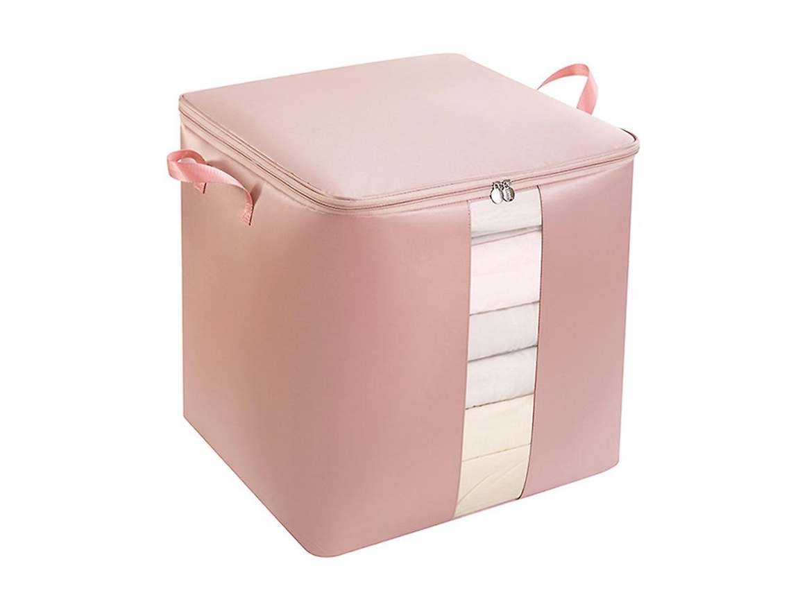 Saco Para Guardar Roupas, Grande Capacidade, À Prova De Umidade, Para Armazenamento Doméstico, Rosa