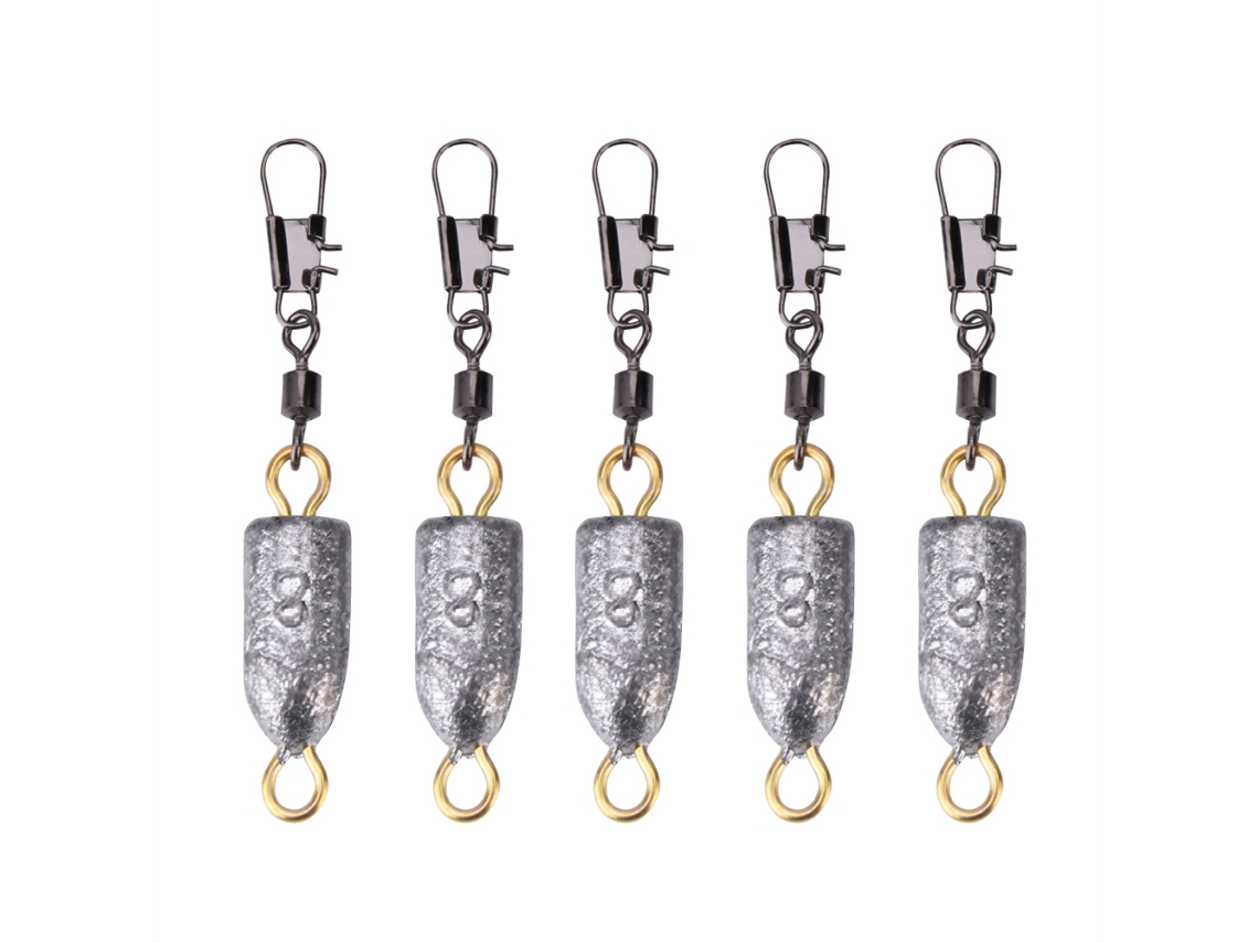 Pesca Sinkers Balas Duráveis 8g 5un