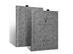 Capa de couro com estampa de cabeça de veado Webake para tablet Microsoft Surface Go 3/2/1