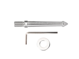 Punta De Metal Para Trípode Monopod Con Rosca De 3/8 Pulgada Accesorios De Cámara (8cm)