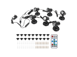 2026 luz de Estanque Sumergível Impermeável Ip68 Rgb Ajustável para Decoração Paisagística