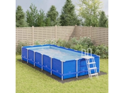Vidaxl Pano Para Chão De Piscinas 750x370 Cm Poliéster Geotêxtil Cinza