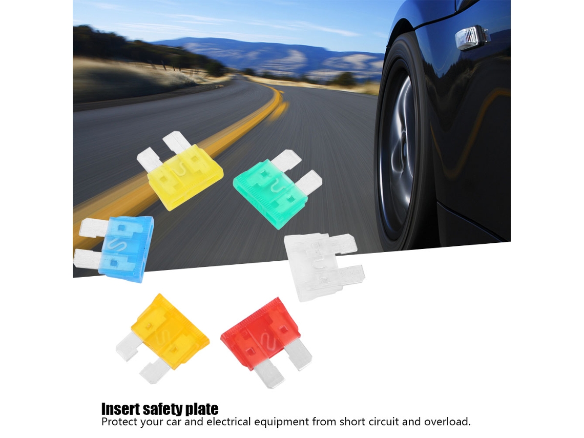 Laxiscreed Conjunto De Fusíveis Mini Blade Para Carros E Caminhões, 60 Peças Coloridas