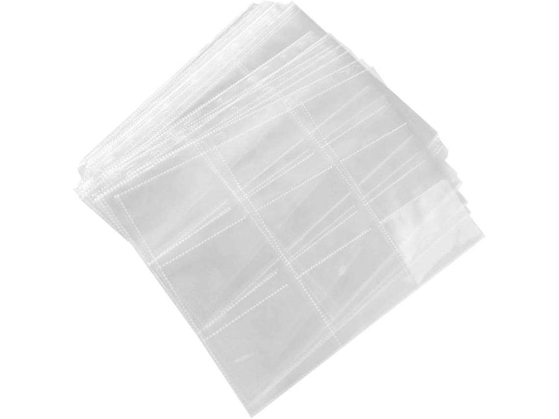 Pochettes D'album Photo 11 Trous Pour Classeur À Anneaux En Plastique 50 Feuilles Protège Cartes Et Photos