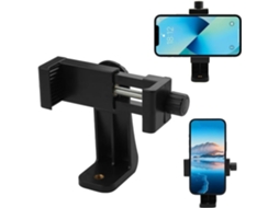 (cor: Preto) Adaptador Para Tripé De Smartphone (pacote Com 2), Compatível Com Tripés De Smartphone, Bastões De Selfie E Monopés.