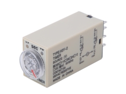 Relé De Tiempo H3y-2 Ajustable 8 Pines 0-3s 220vac Para Electrodomésticos Transparente