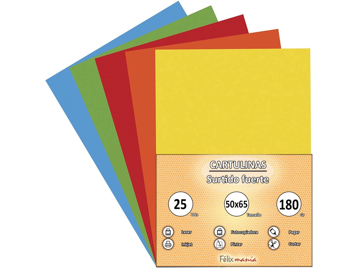 Papelão 180Gr 50 X 65 Cm Variedade Forte 25 Folhas