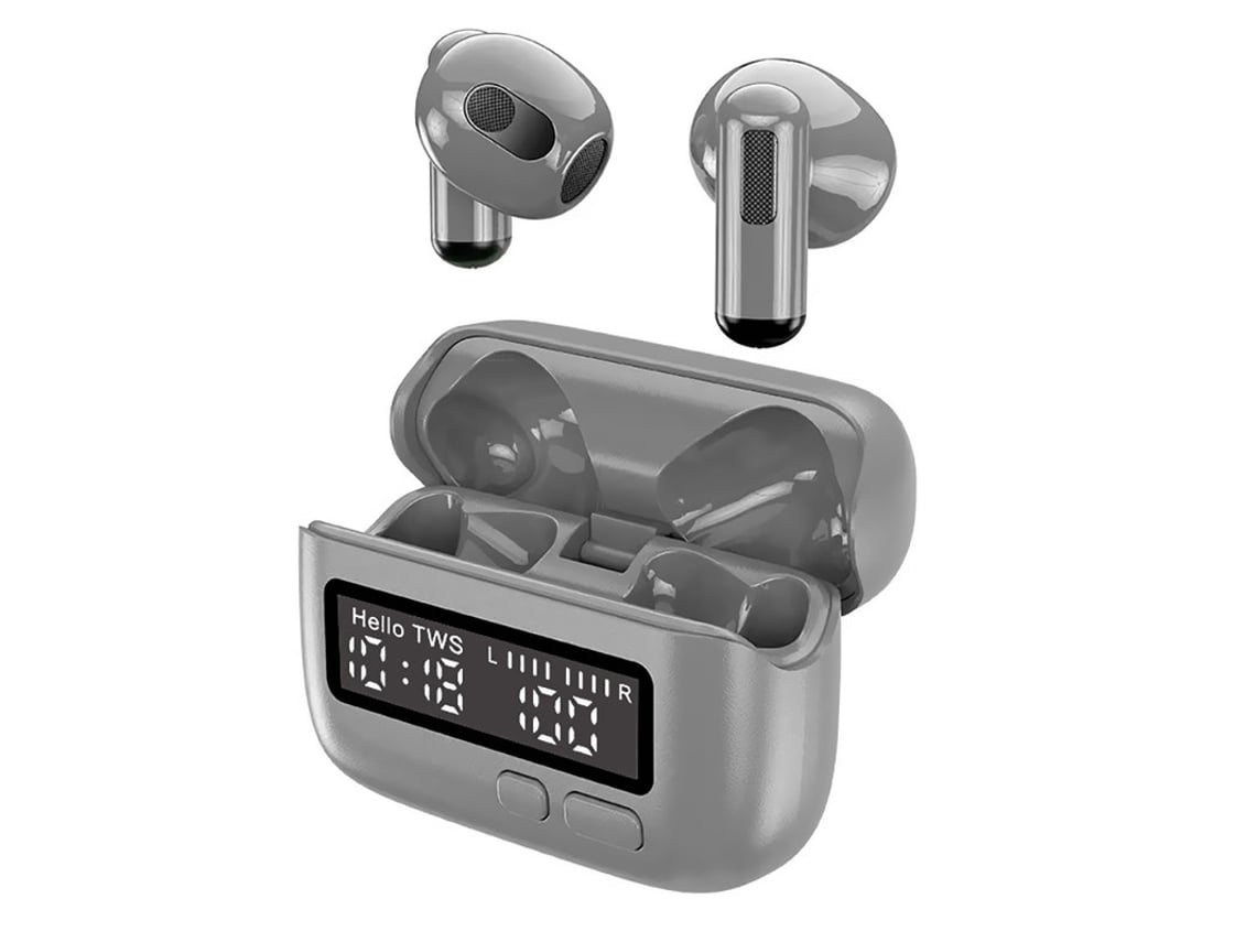 Auriculares Altofalante Filme Composto NISSGU True Wireless Bluetooth Cinzento
