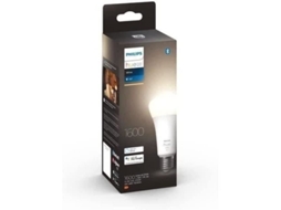 PHILIPS White, LED E27 100W, 1600 Lumen, compatível com Bluetooth, funciona com Alexa, Google, HomeKit