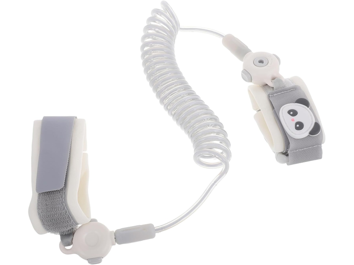 Pulseira de identificação anti-perda Eringogo, com cordão de pulso para caminhada, para crianças pequenas, com anéis para os dedos.