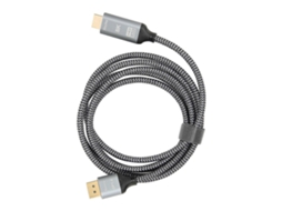 Lurelia Cabo Adaptador Displayport Para Hdmi 8k 30 Hz Hdmi 2.1 Displayport 1.4 Macho Para Fêmea Dourado, Áudio