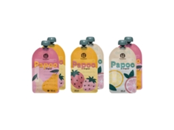 Bolsas Armazenamento Comida PETITE&MARS Papoo Original 6 Peças
