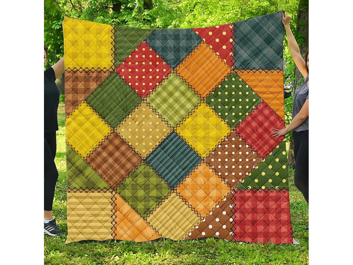 Colcha Acolchoada 3d Fansu Capa de Cama com Estampa Ar Condicionado Conjunto Roupa para Sofá Crianças e Adulto