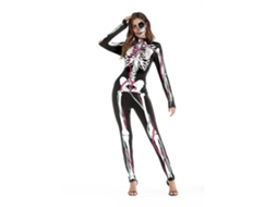 Laxiscreed Quebra-cabeça De Halloween Com Fantasmas, Caveira, Esqueleto Luminoso E Ornamentos De Múmia