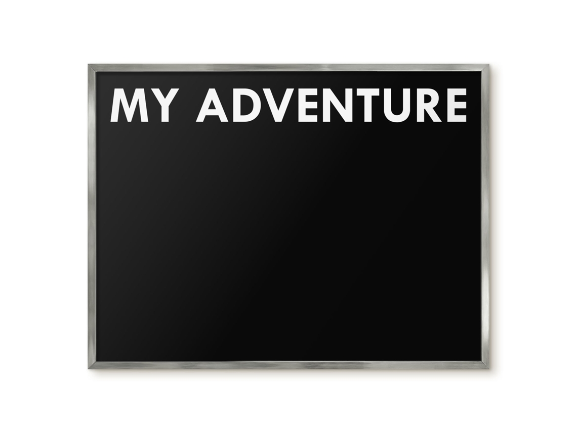 Magnetic Glass Board My Adventure For The Hall Espelharte (80x60 Cm)