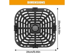 Grelha De Reposição Para Cesta Da Fritadeira A Ar Instant Vortex Plus De 6 Litros, Peças Para Fritadeira A Ar, Placa Crocante