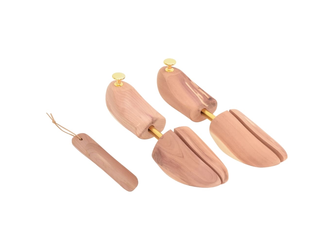 Shoe Stretcher, Shoe Stretchers Vidaxl Marrom Madeira (39-41.5)