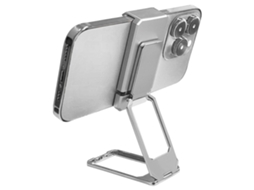 Suporte Universal De Metal Com Rotação De 360 ​​graus Para Celular - Prateado