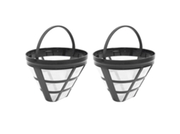 Kit Com 2 Filtros De Café Reutilizáveis ​​nº 4 Para Cafeteiras, Compatíveis A Maioria Das Gotejamento 8 12 Xícaras Cjy