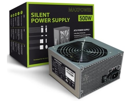 Fonte de Alimentação MAXPOWER Silent 500W (Non-Modular - Sem certificação) — ATX | 500 W