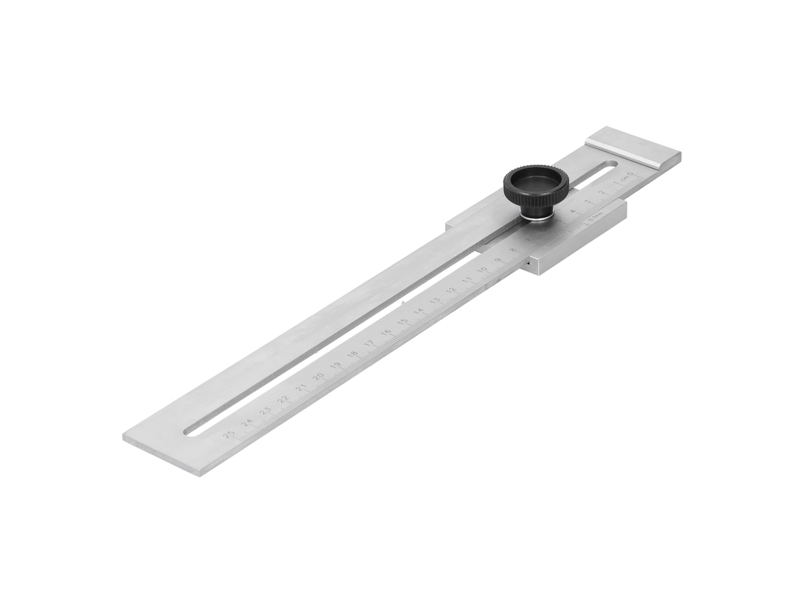 Regua de Marcação para Carpintaria 0 250mm Ferramenta de Risco Medida Madeira Gauge Scriber | S/MARCA