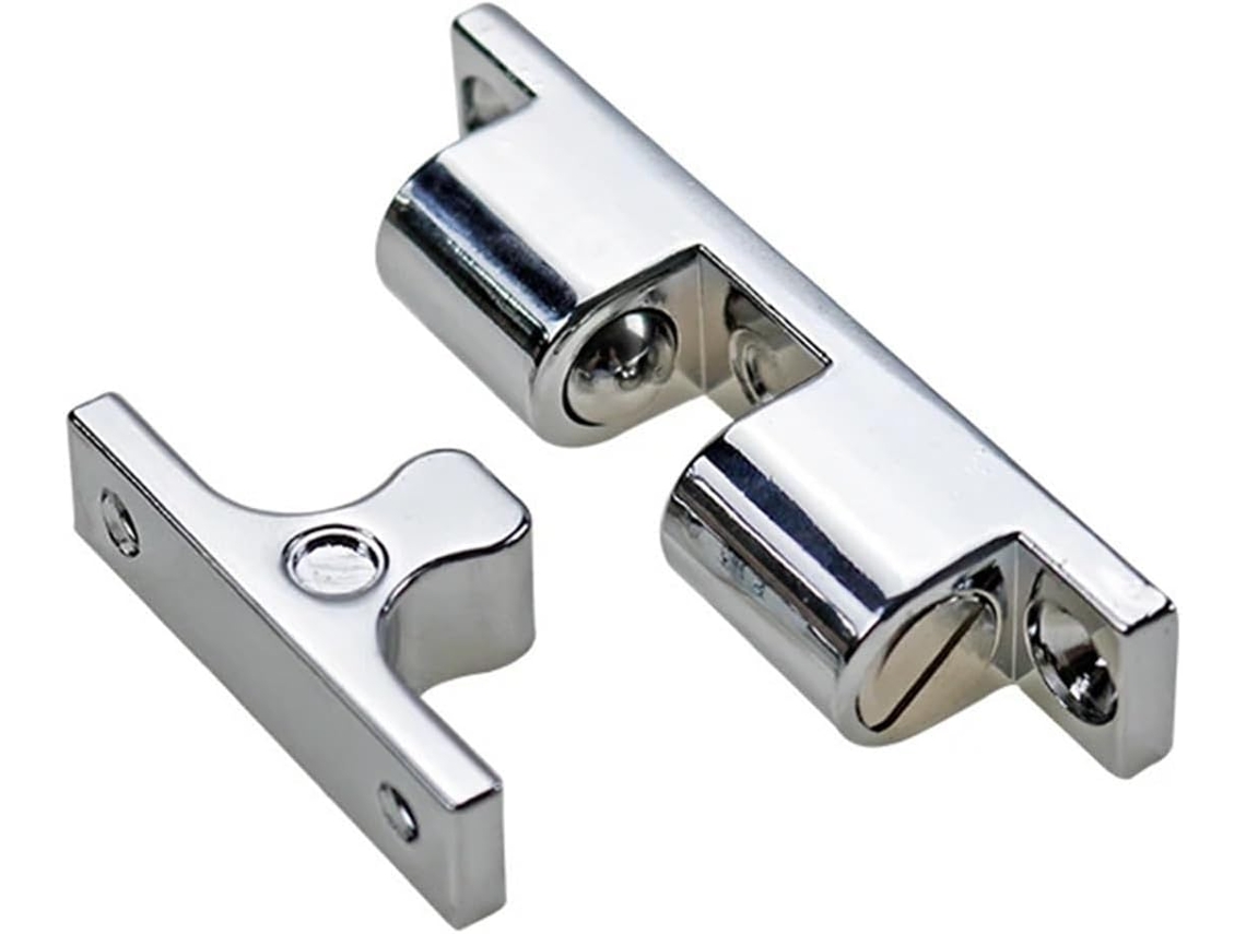 Fechadura De Esfera Espelhada Com Trava Mola Em Liga Zinco Para Armários Equipamentos Industriais, 1 Peça Xg08-001-1