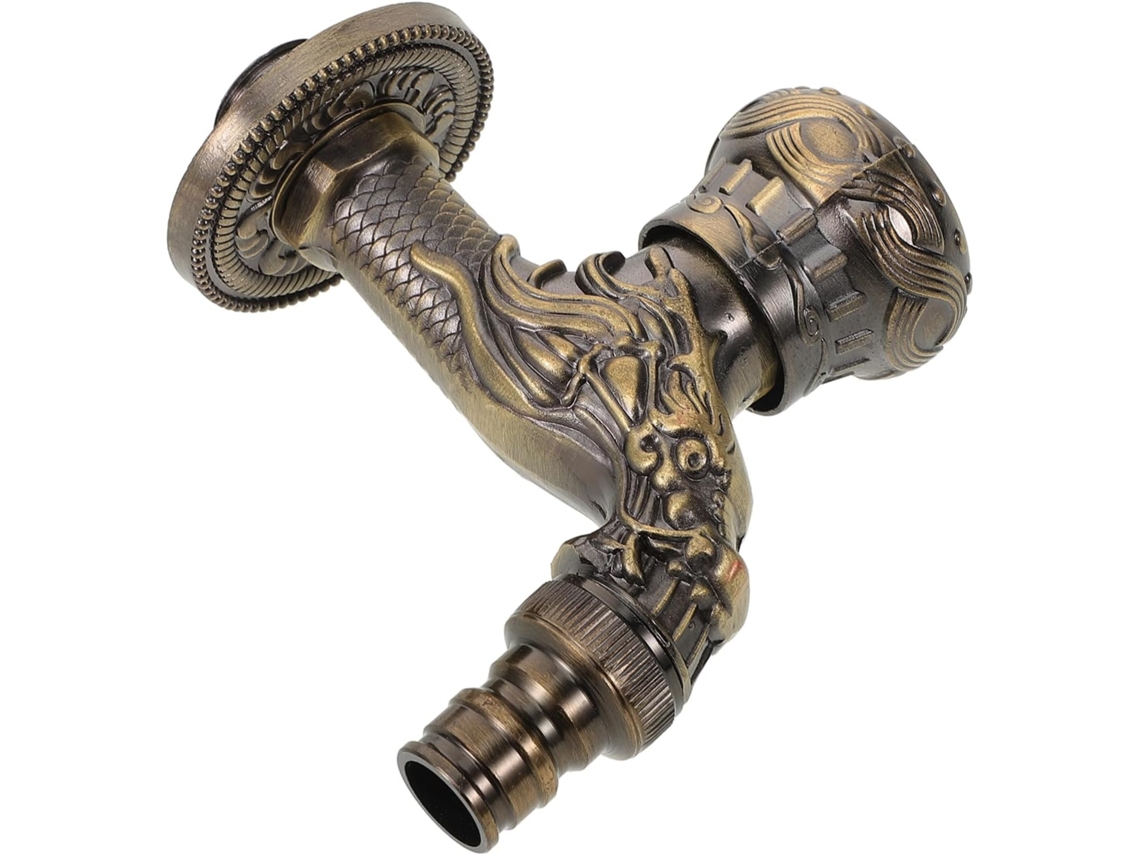 Torneira De Parede Para Máquina De Lavar Roupa, Banheiro E Jardim, Com Design Em Liga De Zinco.