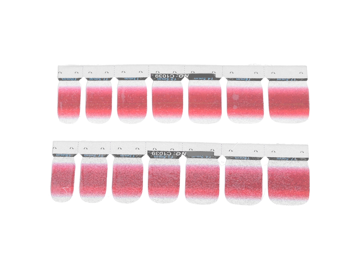 Adesivos De Uñas Transferibles Autoadhesivos Gradient, Cintas De Esmalte De Uñas Full Wraps Decals Diy (39)